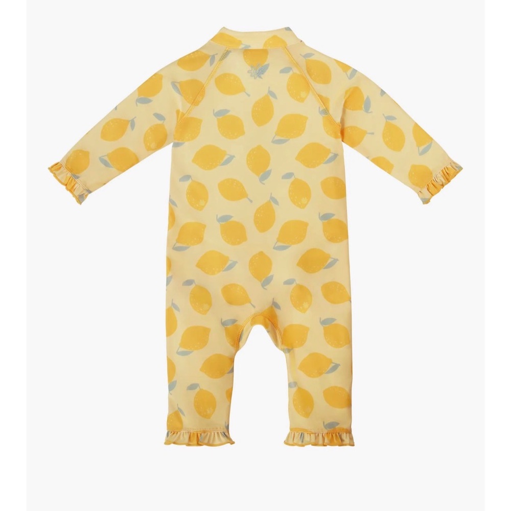 UV Skinz Sun & Swimsuit Color: Lemonade Stand 3-6 Months New Zip Up Easy On/Off - Picture 3 of 5